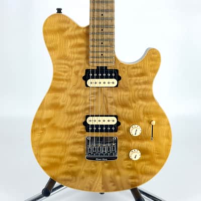 1999 Ernie Ball Music Man Axis Super Sport HH Hardtail - Translucent Gold image 4
