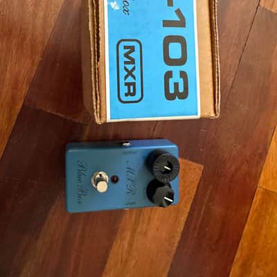 MXR M103 Script Blue Box Reissue 2000s - Blue image 1