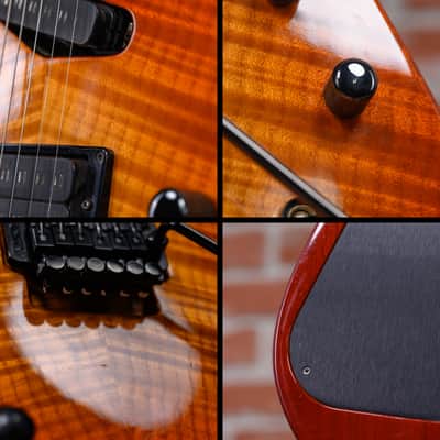 Hamer Californian Set Neck Flame Maple Top Antique Burst 1992 w/OHSC image 14