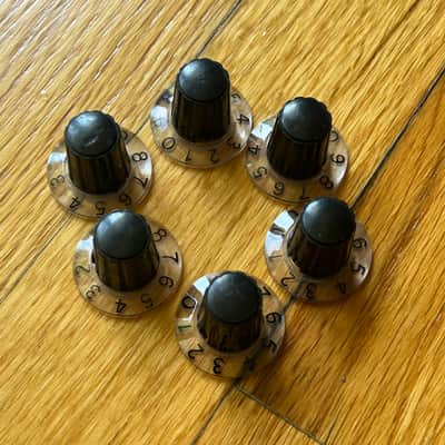 1970s Sound City Knob Black Cap Set Screw Priced Individually image 3