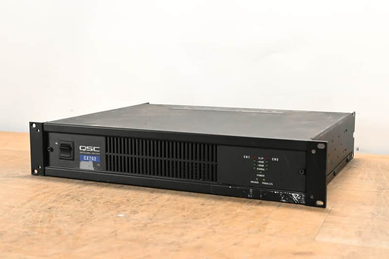 QSC CX702 2-Channel 700W Power Amplifier CG01V5Y image 1