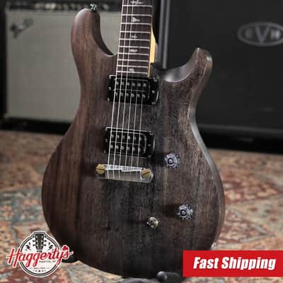 PRS SE CE 24 Standard Stoptail Satin Electric Guitar - Charcoal with Gig Bag image 1