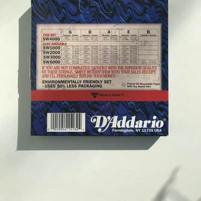 D'Addario SW4000 Slowound Electric Bass Strings image 2