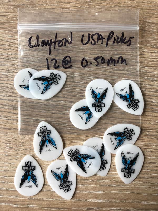 Clayton USA (12 picks - 0.50 mm) New Old Stock image 1