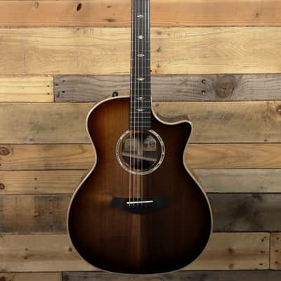 Island Music 15 Year Anniversary Taylor Custom Old Growth GA Acoustic/Electric Guitar Shaded Edge Burst  w/ Case image 4