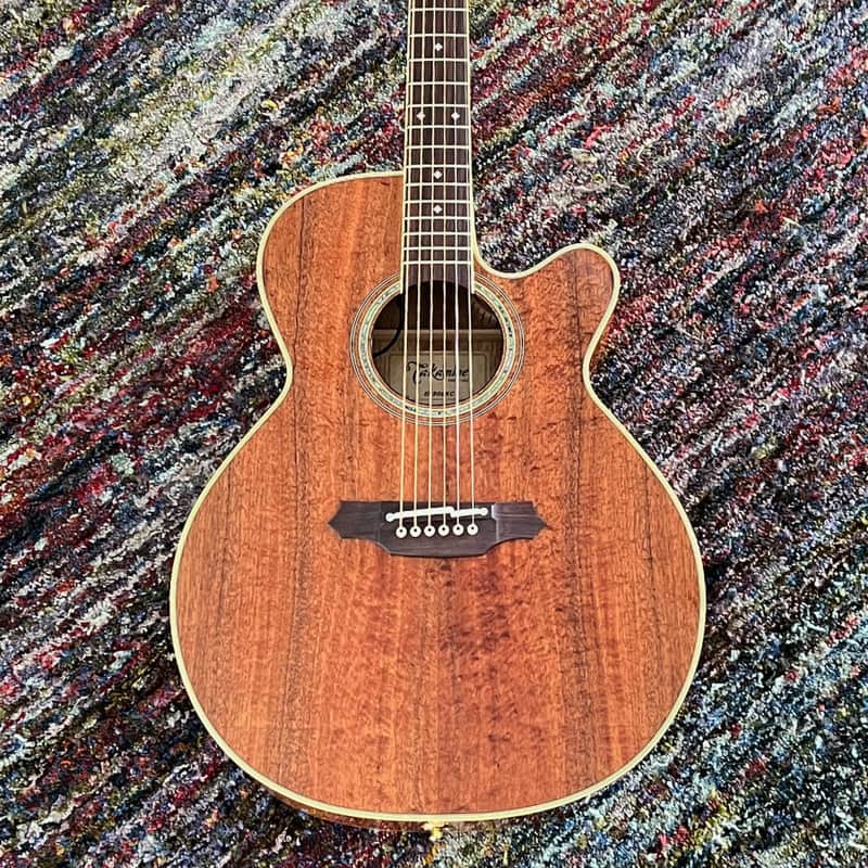 Takamine Legacy Series EF508KC Acoustic/Electric Guitar, Hawaiian Koa top, back, and sides, case image 1