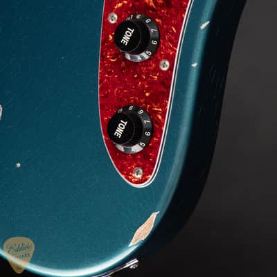 2024 - Suhr Eddie's Guitars Exclusive Roasted Classic JM Antique - Ocean Turquoise Metallic image 13