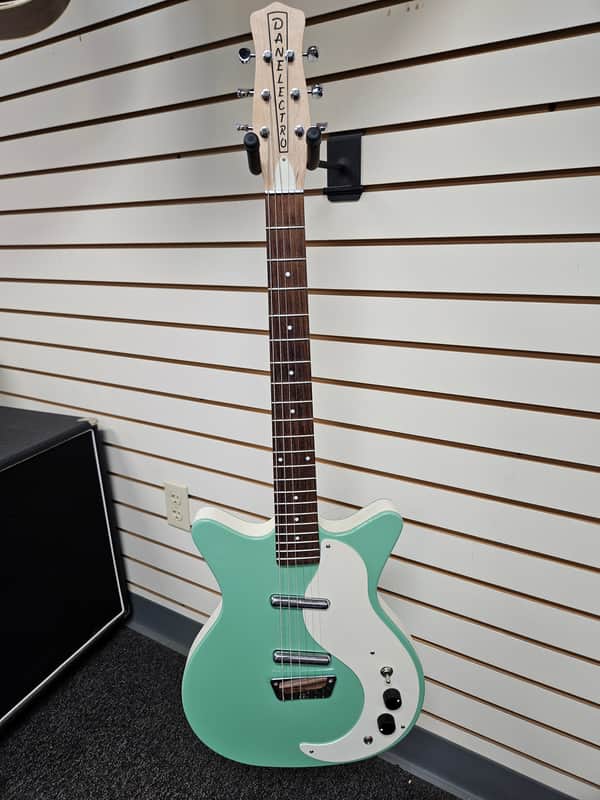 Danelectro Stock '59 DC 2018 - Vintage Aqua image 1