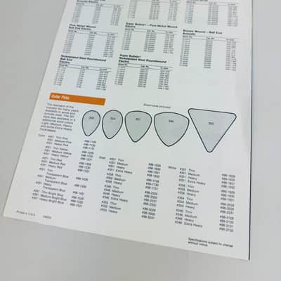 Fender Strings & Picks Publication (1982) image 2