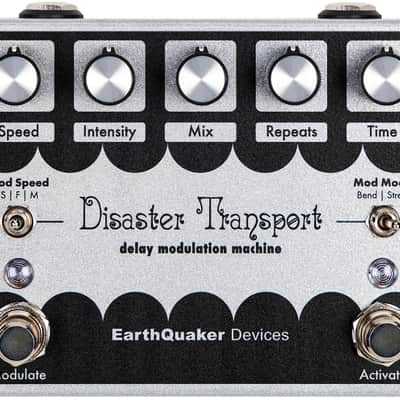 EarthQuaker Devices Disaster Transport Delay Modulation Machine Legacy Reissue 2023 - Silver / Black image 1