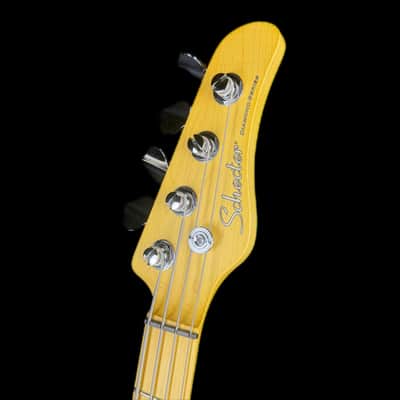 Schecter CV4 Bass Guitar in Ivory image 9