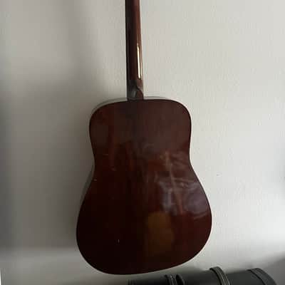 Hohner Dreadnought Acoustic Guitar 1970s - Natural image 5