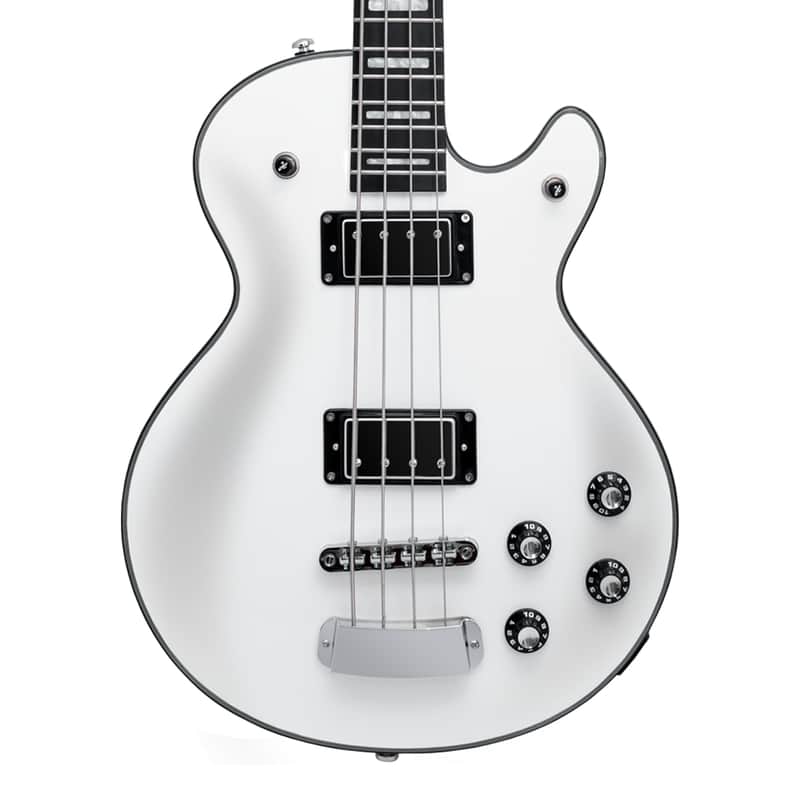 Hagstrom Swede Bass Guitar Single Cut Bass Guitar - White image 1