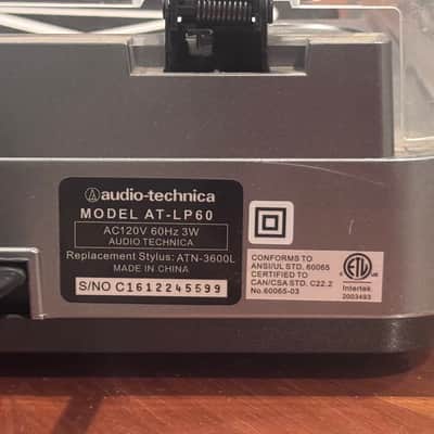 Audio-Technica AT-LP120-USB Direct Drive Turntable 2010s - Silver image 7