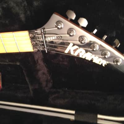 1980,s-86 Kramer Super Strat Style Elect,Guitar/ Metal Grey Metalic Gloss Map-le/Floyd+Hsc/Japan,Ex. image 5