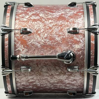 Ludwig 18/12/14" Classic Maple Jazzette Drum Set - Rose Marine Pearl image 8