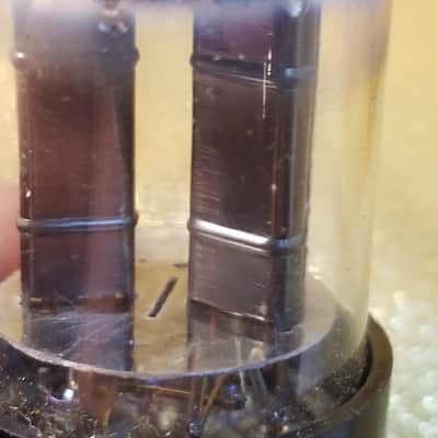 Sylvania 6SN7GTA tNOS AT1000 TESTED Vacuum Tube T8 Chrome top angled T plate 6SN7GTB dual triode 1954-1959 image 6