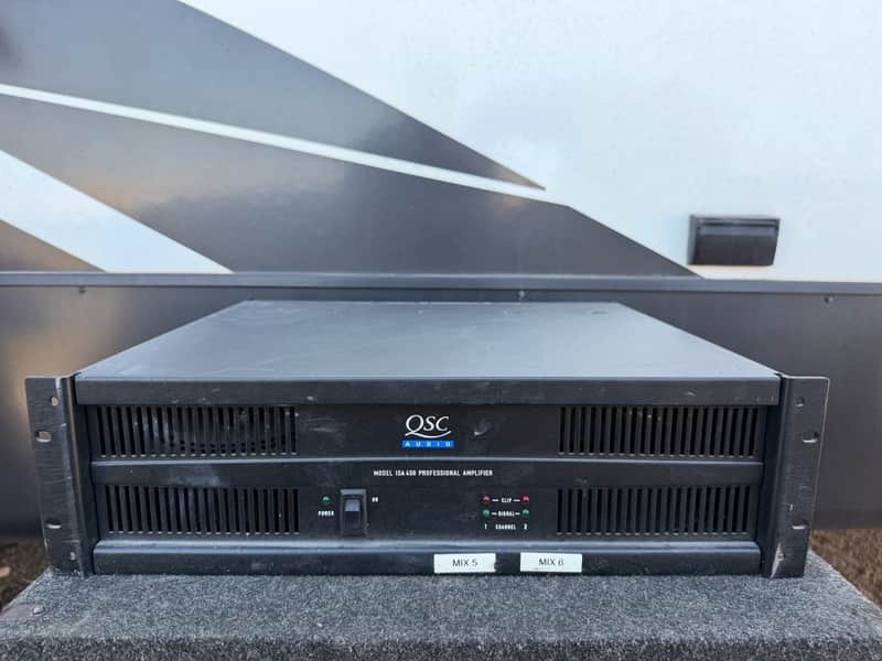 QSC ISA450 ISA 450 120V Professional Power Amplifier image 1