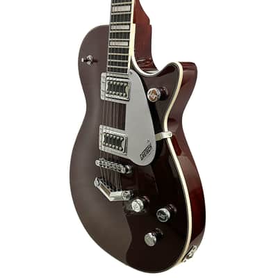 Gretsch G5220 BT BroadTron Jet in Dark Cherry Metallic w/ Case image 3