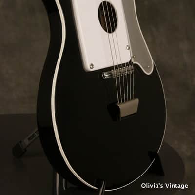 RARE 1960's GOYA/Hagstrom model JB-80 factory ACOUSTIC modular insert BLACK #004 image 12