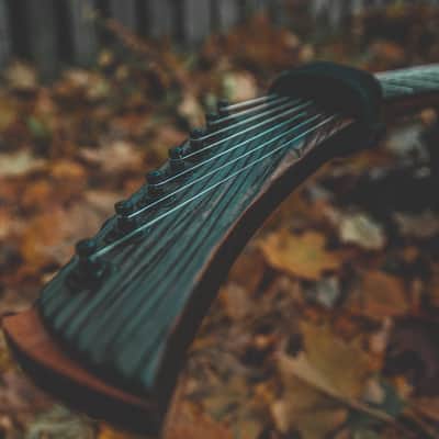 Custom “Dark Moon” 7 string Explorer  (lefty) image 2
