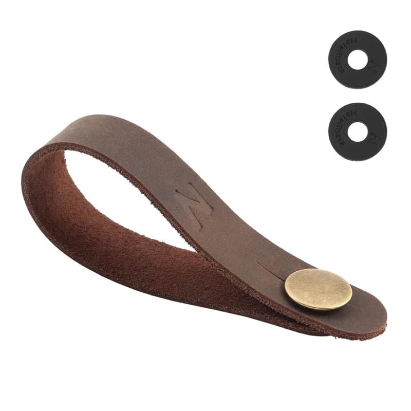 Guitar Strap Lock, Leather Guitar Strap Button, Headstock Adapter Tie,Guitar Neck Strap For Acoustic, Ukulele Strap & Mandolin,Come With Free 1 Pair Strap Locks image 1