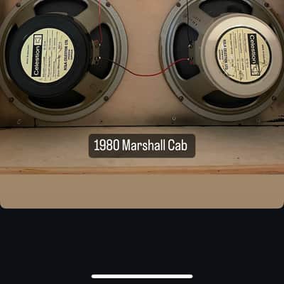Marshall JCM 800 4x12 Vintage Blackbacks & Creambacks image 2