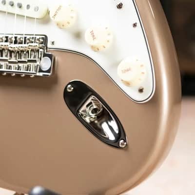 Fender American Vintage II 1965 Stratocaster, Round-Lam Rosewood Fingerboard - Shoreline Gold with Hardshell Case - Used image 11