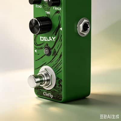 Immagine CLEFLY LEF-314 Guitar Delay Pedal Analog Delay Guitar Effect Pedal Switching, Fully Vintage Delay True Bypass--Shipped from Irvine Warehouse in California by USPS - 2