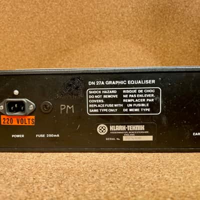 Klark Teknik DN27A Graphic Equaliser – 1970s – RARE – Serviced – Warranty image 10