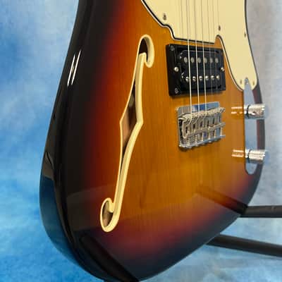 2011 Fender Japan Pawn Shop '72 Semi-Hollow Sunburst w/ Shop Tags, MIJ image 9