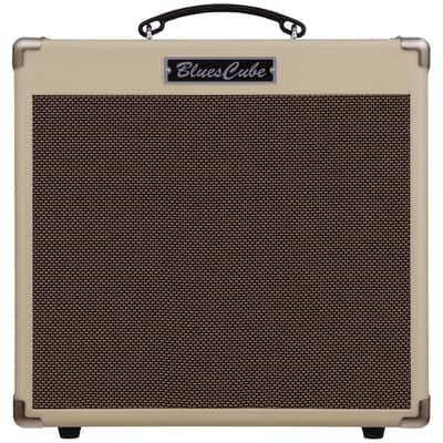 Roland Blues Cube Hot Guitar Combo Amplifier, Vintage Blonde image 1