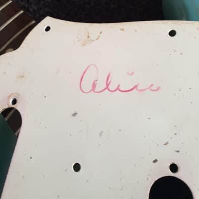 All original vintage 1965 pre-CBS L serial Fender Mustang in gorgeous Daphne blue! image 9