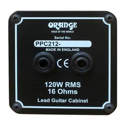 Orange PPC212-C Guitar Speaker Cabinet (120 Watts, 2x12"), Orange, 16 Ohms image 4