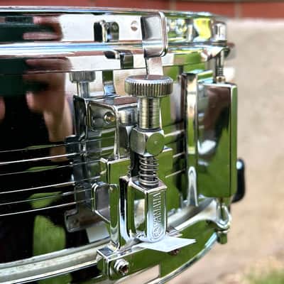 Vintage Yamaha SD-550MA Made In Japan Chrome Over Steel Snare Drum - 1980's image 5