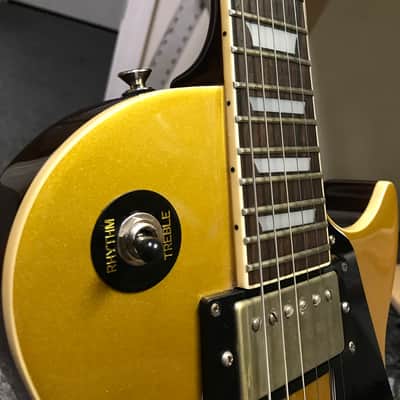 Epiphone Les Paul Standard Gold Top MIK- Lambertone Pickups- korea image 7