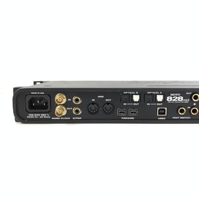 MOTU 828mk3 Hybrid Firewire / USB Audio Interface 2010 - Present - Black TGHM image 6