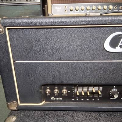 1980s Carvin X60b 60 Watt Guitar Amplifier Head w/ Reverb image 2