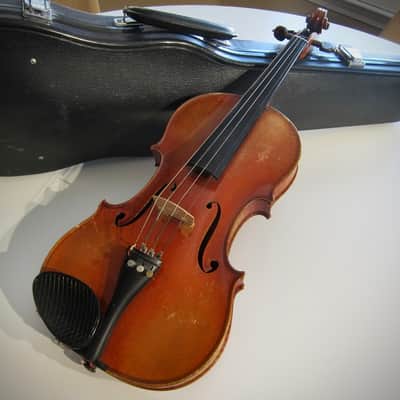 Lamy JTL French Violin 4/4 Antonio Stradivarius Model Circa-1930s-1940s-Reddish Varnish image 2