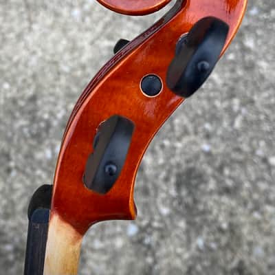 Nicest Cremona Chinese Violin I’ve Seen 4/4 2-Pc Flamed Back. Nice Fittings! image 4