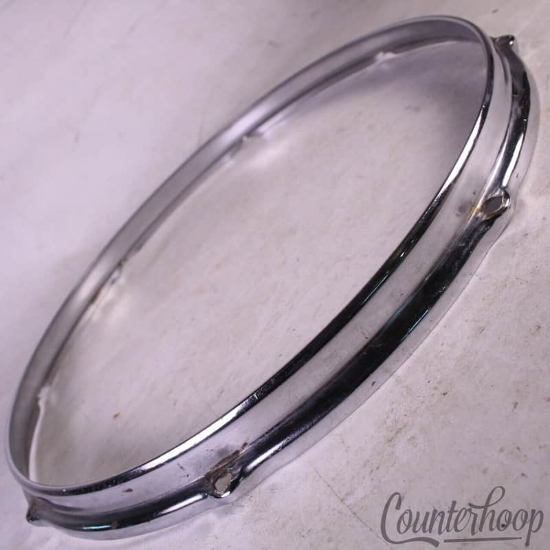 *Slingerland 15"Tom Drum Batter Rim/Hoop Stick-Saver Vintage 8Lug Marching Snar image 1