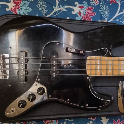 Fender Jazz Bass 1980 Black With Maple Neck USA image 2