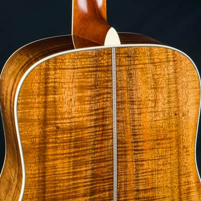 Martin D-41 Custom Premium Flamed Koa and Adirondack Spruce Amber Burst with Paua Pearl NEW image 20