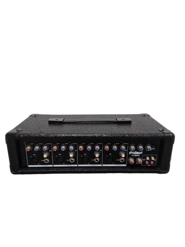 ProSound N73HH - Powered Mixer Head - 4 Channel - Black - Good w/ Power Cable image 1