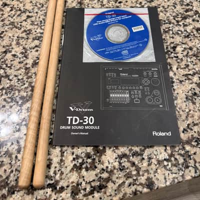 Roland Roland V-Drums TD-30 Electronic Drum Kit - Black image 13