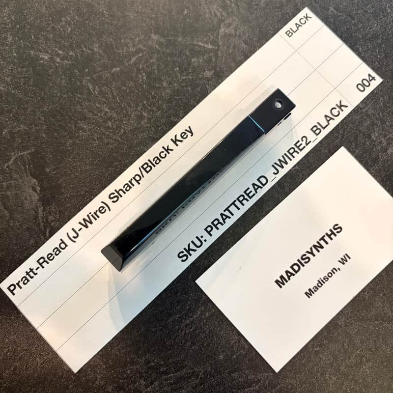 ORIGINAL Pratt Read Replacement SHARP/BLACK Key (J-Wire Keybeds) for ARP 2500/2600, Moog Minimoog, Oberheim OBX/OBXa/OB8, Sequential Prophet-5/10, PPG Wave 2.2, EML 500, and more image 1