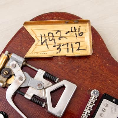 1962 Gibson Les Paul SG Standard Employee Guitar Cherry w/ Pat # Pickups, Sideways Vibrola, Case image 21