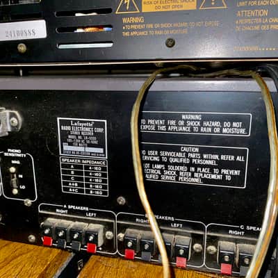 1976 Lafayette LR-5555 Stereo Reciver 55 Watts/Channel image 2