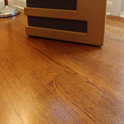 Custom Egnater Modified Fender Excelsior Lacquered Tweed Pine Cab image 2