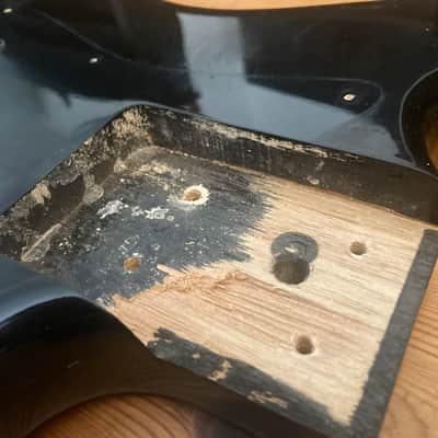 1970s Vintage Hohner Japan Jazz Bass Guitar Body Roadworn image 4